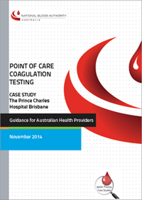 Point of care coagulation testing cover