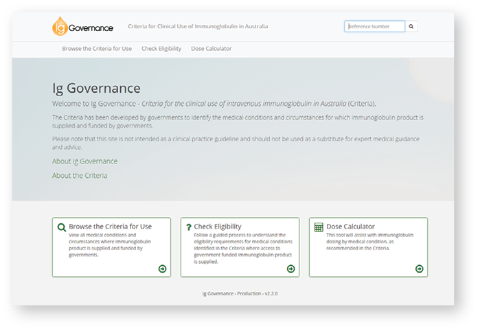 Ig Governance screen 1