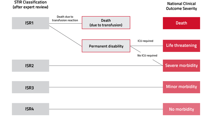STIR classification and ANHDD clinical outcome severity