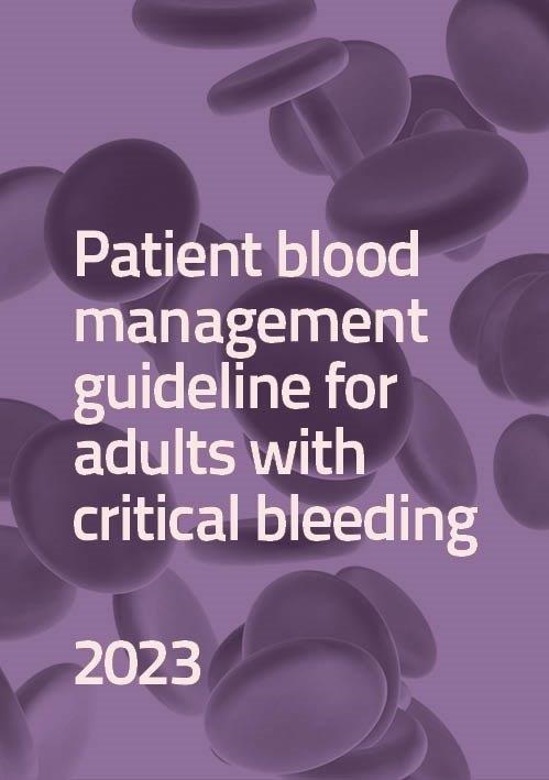 Patient Blood Management Guidelines for adults with critical bleeding