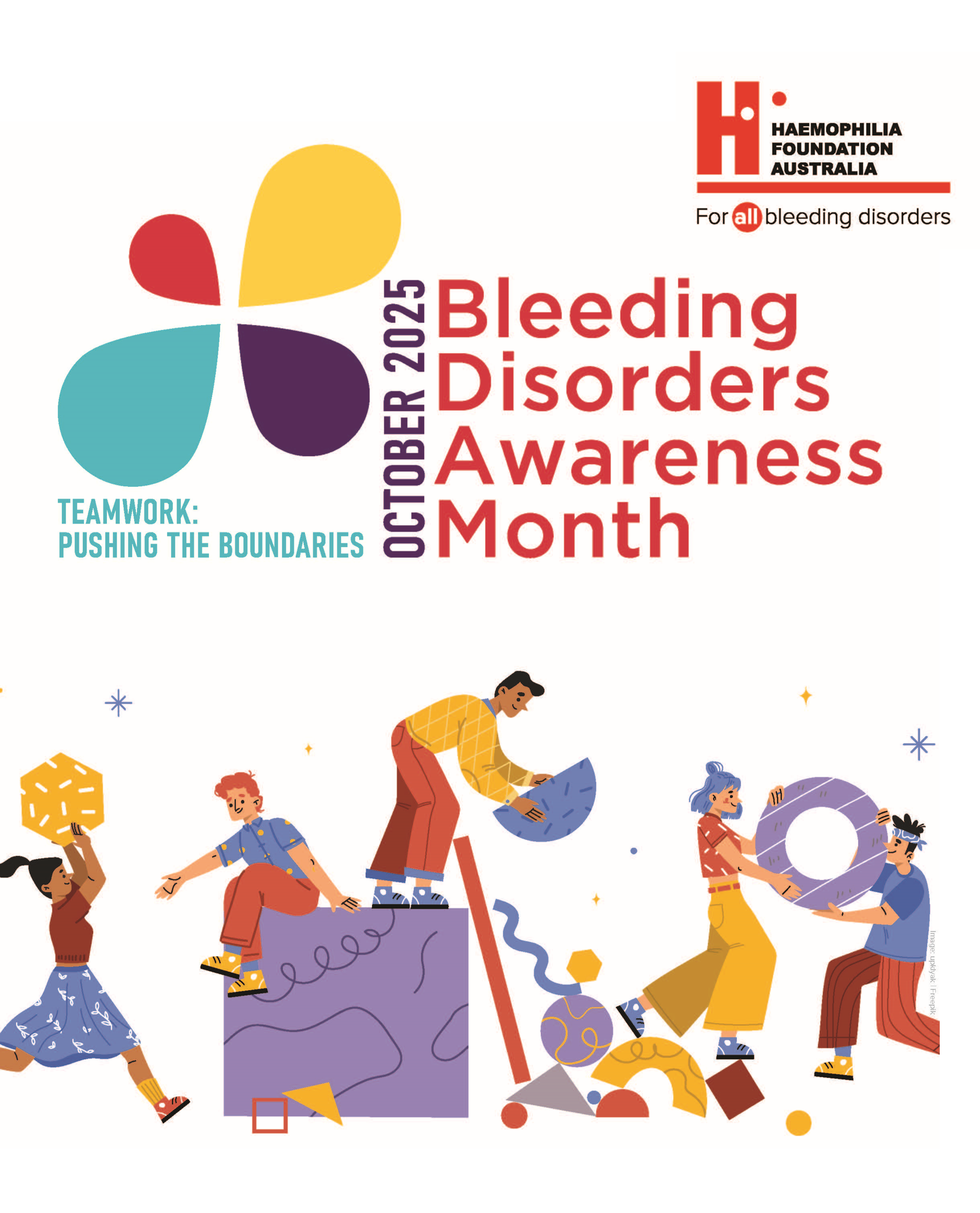 Bleeding disorders awareness month website carousel