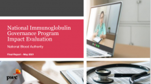 Cover image of National Immunoglobulin Governance Program impact evaluation